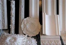 Decoratief pleisterwerk, ornamenten