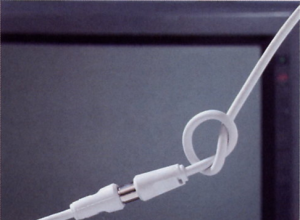 Defect of storing aan TV