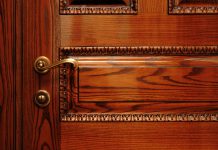 Palissander deur van Palissander hout