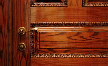 Palissander deur van Palissander hout