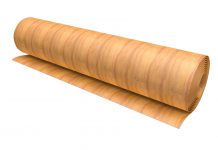 Fineer strip op hout plakken fineerstrip