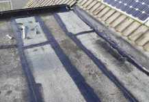 Lekkage plat dak repareren plat dak repareren