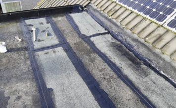 Lekkage plat dak repareren plat dak repareren