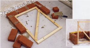 Een barbecue metselen