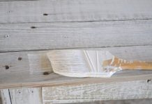 Hout witten, white wash