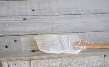 Hout witten, white wash