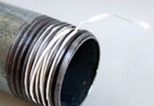 Schroefdraadafdichtingen, teflontape, vlas en vloeibare pakking