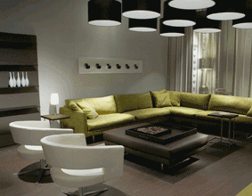 Verlichting in de woonkamer