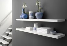 Wandplanken, zwevend ophangen