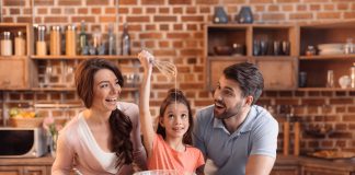 De keuken en zijn functie mensen in de keuken