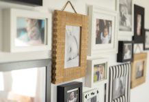 10 doe-het-zelf-ideeën voor een makeover van je woonkamer fotos aan de muur