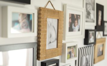 10 doe-het-zelf-ideeën voor een makeover van je woonkamer fotos aan de muur