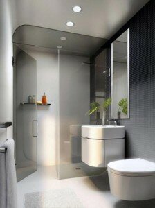Een kleine badkamer inrichten -